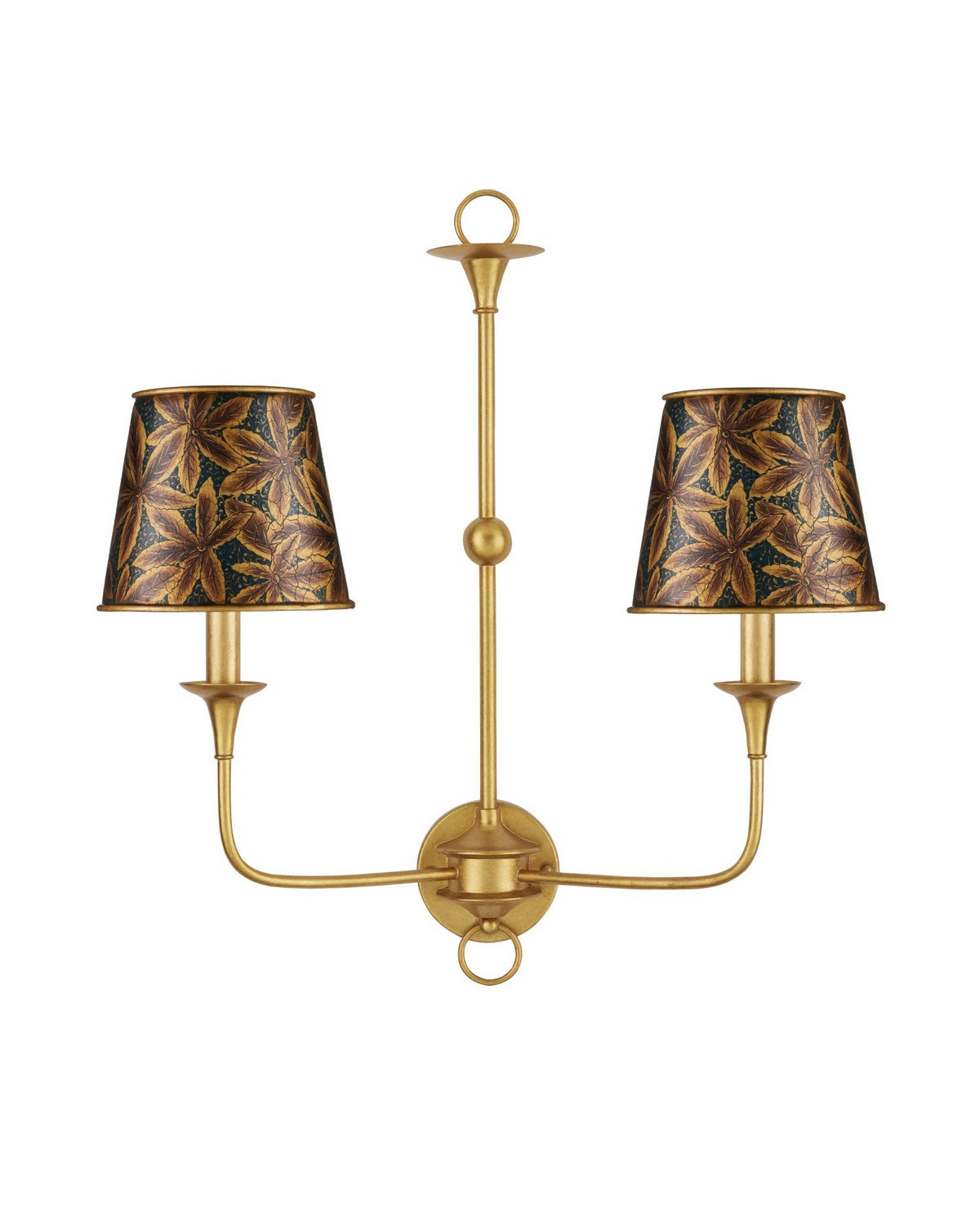 Currey and Company - 0900-0071 - Chandelier Shade - Castagno - Gold/Blue