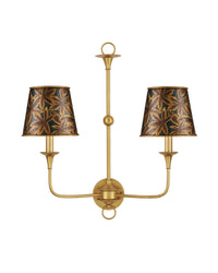 Currey and Company - 0900-0071 - Chandelier Shade - Castagno - Gold/Blue