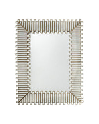 Currey and Company - 1000-0171 - Mirror - Daze - White/Antique Brass