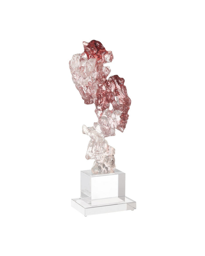 Currey and Company - 1200-0975 - Sculpture - Faux - Purple Pink/Clear