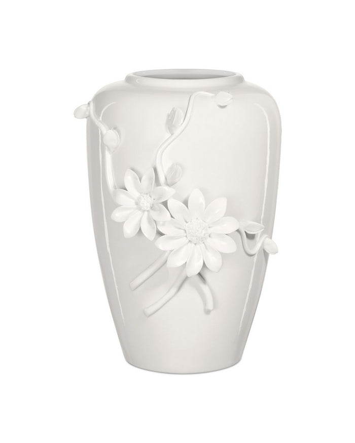 Currey and Company - 1200-0983 - Vase - Daisy Maria - White