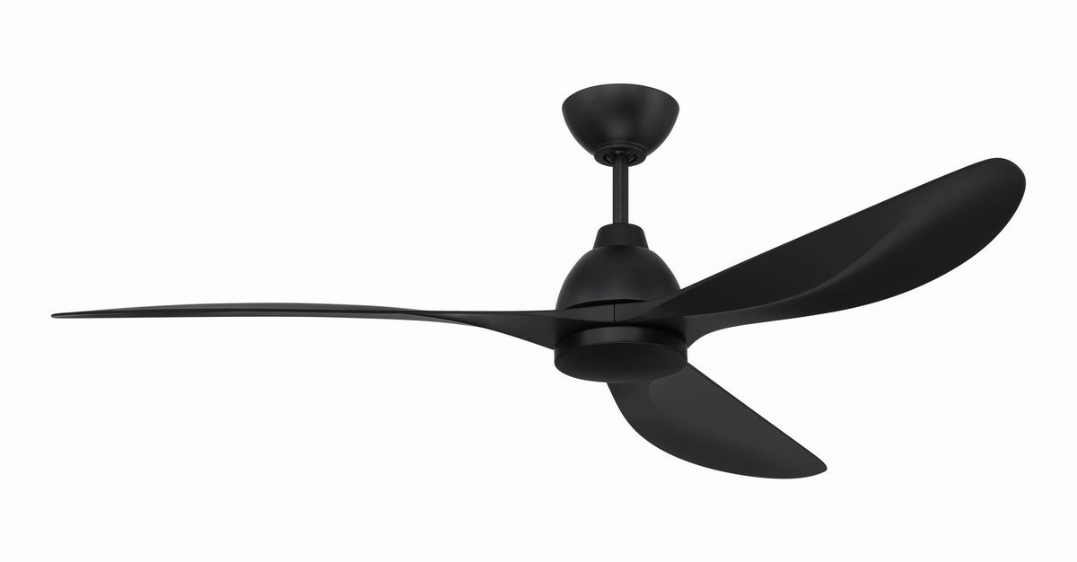 Craftmade - FRZ56FB3 - 56" Ceiling Fan - Frazier 56" 3-blade In/Outdoor Ceiling Fan - Flat Black