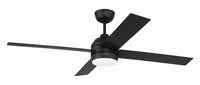 Craftmade - KLS52FB4 - 52" Ceiling Fan - Kelsey 52" 4-blade Indoor Ceiling Fan - Flat Black
