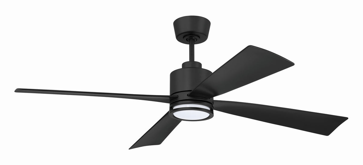 Craftmade - RHT52FB4 - 52" Ceiling Fan - Rhett 52" In/Outdoor Ceiling Fan - Flat Black