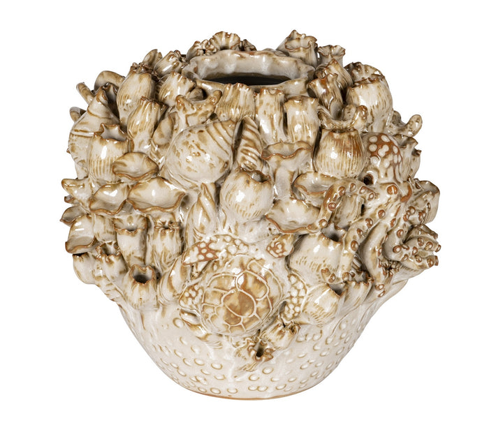 Currey and Company - 1200-1052 - Vase - Tidala - Milky White