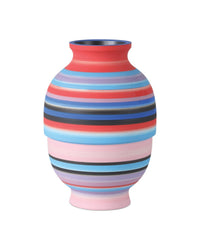 Currey and Company - 1200-1096 - Vase - Happy 80's - Blue/Pink/Red