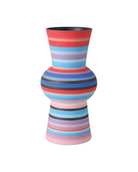 Currey and Company - 1200-1097 - Vase - Happy 80's - Blue/Pink/Red