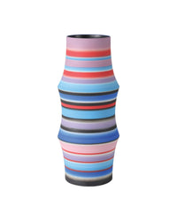 Currey and Company - 1200-1098 - Vase - Happy 80's - Blue/Pink/Red