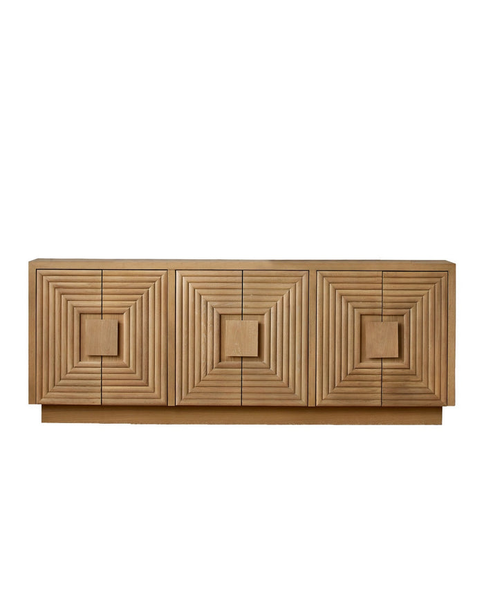 Currey and Company - 3000-0336 - Credenza - Morombe - Washed Oak