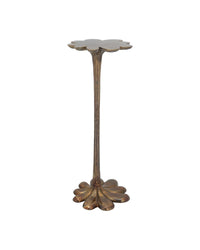 Currey and Company - 4000-0246 - Accent Table - Schizzo - Oxidized Brass