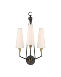 Currey and Company - 5000-0303 - LED Wall Sconce - Hennin - Polished Antique Brass/Oil Rubbed Bronze