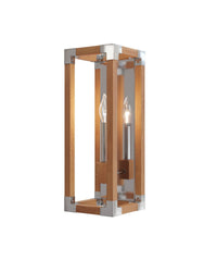Currey and Company - 5800-0075 - One Light Wall Sconce - Boyd - Natural/Polished Nickel