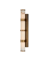 Currey and Company - 5800-0079 - LED Wall Sconce - Brenham - Natural/Vintage Brass