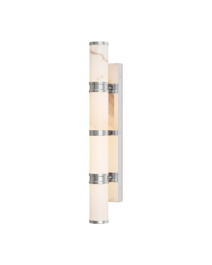 Currey and Company - 5800-0080 - LED Wall Sconce - Brenham - Natural/Nickel