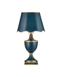 Currey and Company - 6700-0016 - LED Table Lamp - Travelogue - Navy/Gold