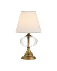 Currey and Company - 6700-0018 - LED Table Lamp - Sashay - Clear/Polished Antique Brass