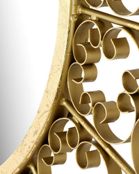Currey and Company - 1000-0165 - Mirror - Levain - Gold Leaf