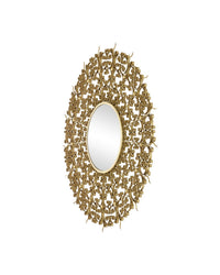 Currey and Company - 1000-0165 - Mirror - Levain - Gold Leaf