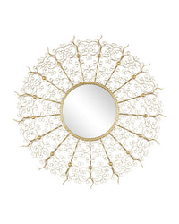 Currey and Company - 1000-0165 - Mirror - Levain - Gold Leaf