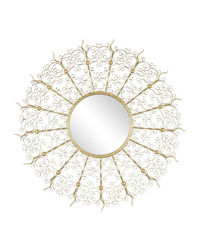 Currey and Company - 1000-0165 - Mirror - Levain - Gold Leaf