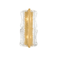 Hudson Valley - 1372-AGB - Two Light Wall Sconce - Fosterdale - Aged Brass