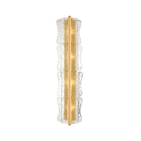 Hudson Valley - 1374-AGB - Four Light Wall Sconce - Fosterdale - Aged Brass