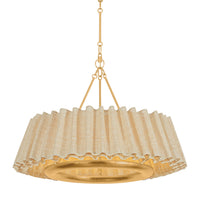 Hudson Valley - 1530-VGL - LED Chandelier - Beechford - Vintage Gold Leaf