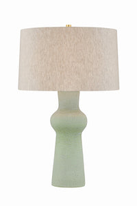 Hudson Valley - L3371-AGB/CHJ - One Light Table Lamp - Heathway - Aged Brass