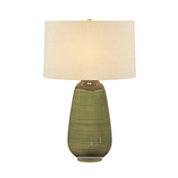 Hudson Valley - L4231-AGB/CDF - One Light Table Lamp - Piermont - Aged Brass