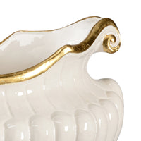 Chelsea House Oval Pot - White