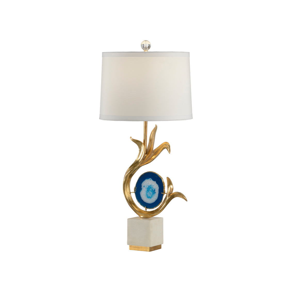 Wildwood Zulli Lamp - Blue/Gold