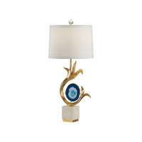 Wildwood Zulli Lamp - Blue/Gold
