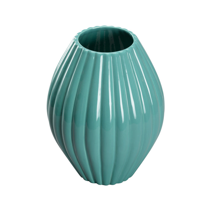 Chelsea House Aubrey Vase - Teal (Short)