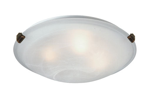 Artcraft Two Light Flush Mount from the Clip Flush collection in Brunito finish