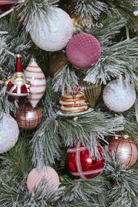 Design Shop Dessert First Ornament 3.75"x 3.5", Set of 6