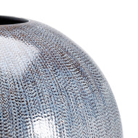 Chelsea House Round Granger Vase - Blue