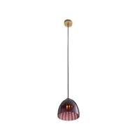 Wildwood Caterina Single Pendant - Aubergine