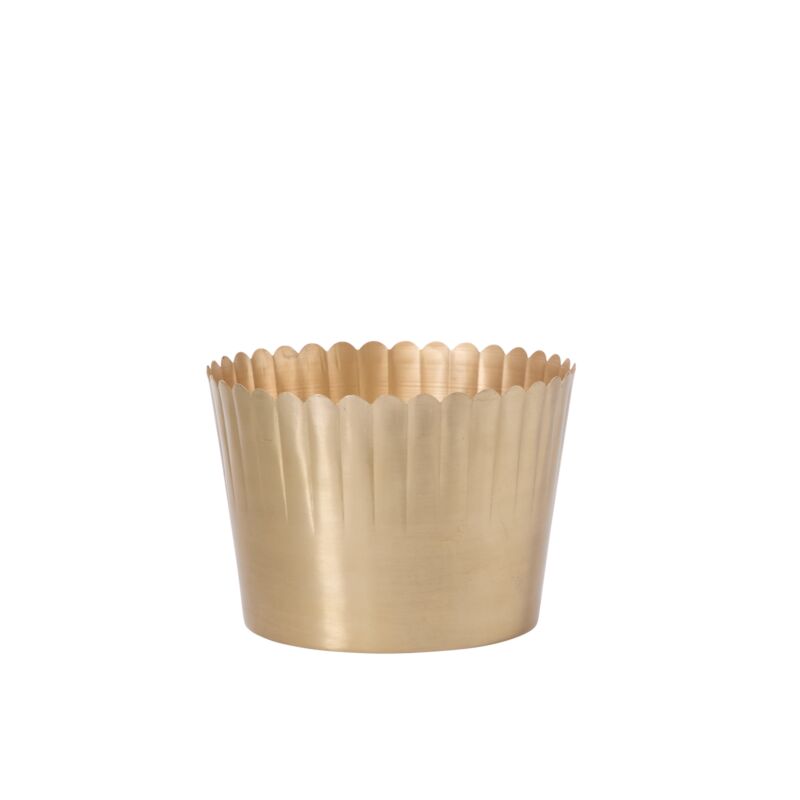 Design Shop Jacques Footed Pot 5.25"x 5.25", Set of 2