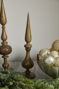 Design Shop Gilded Acorn Ornament 2.25"x 3", Set of 6