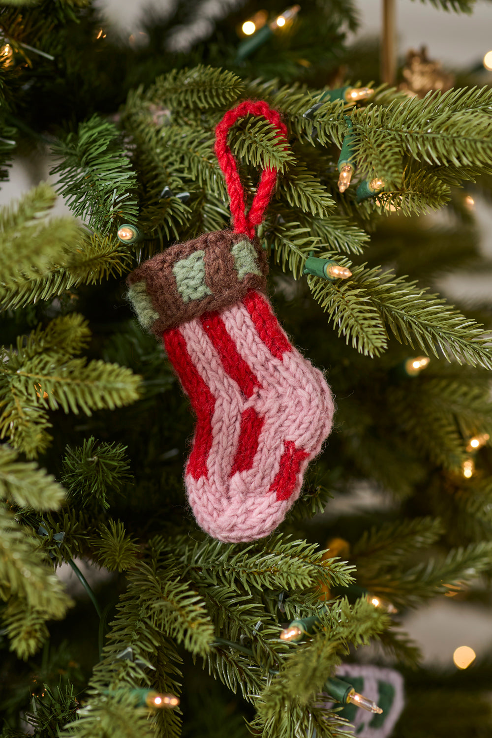 Design Shop Tiny Stocking Ornament 6"x 4"