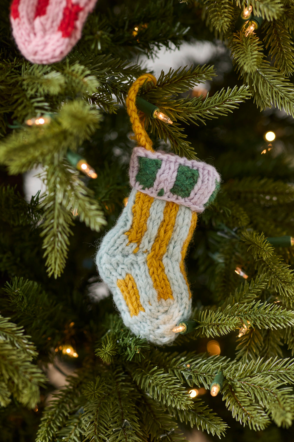 Design Shop Tiny Stocking Ornament 6"x 4"