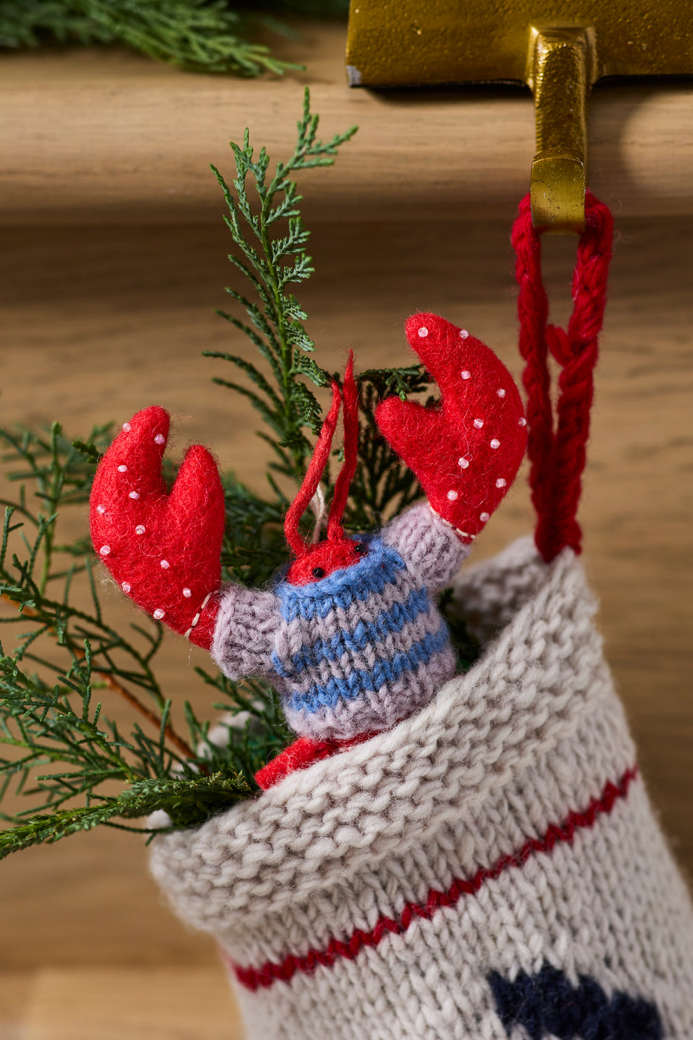 Design Shop Nantucket Christmas Ornament 7"x 4.5"x 1.5", Set of 2