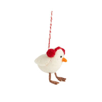 Design Shop White Pippy Ornament Ear Muffs, 2.25" X 2.5", Set of 2.