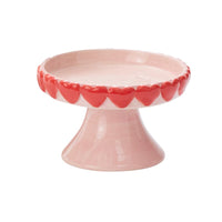 Design Shop Pink Wrapped in Love Collection Cupcake Stand, 4.75" X 3", Set of 2.