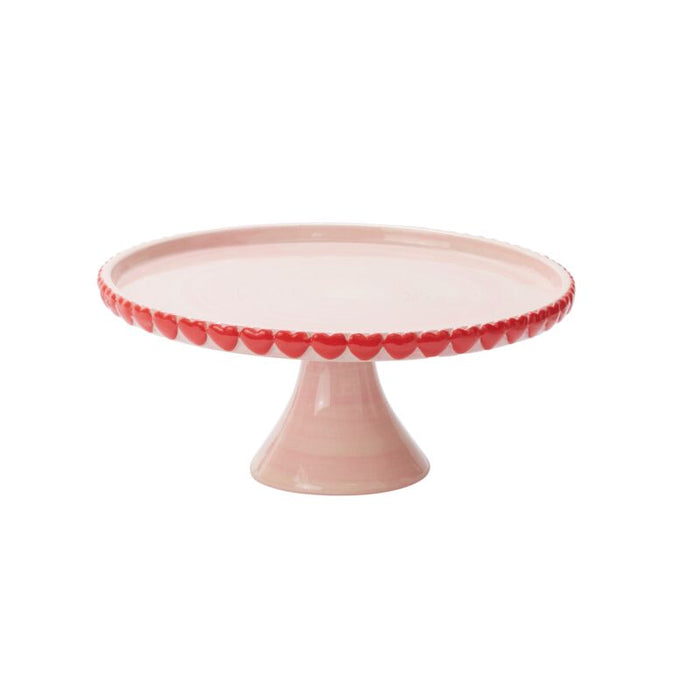 Design Shop Pink Wrapped in Love Collection Cake Stand, 11.5" X 5"