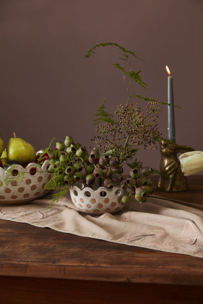 Design Shop Off-White Tidbit Bowl, 6" X 3", Set of 4.