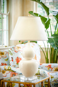 Chelsea House Fulton Vase Lamp - Cream