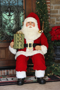 Karen Didion 5 Foot Sitting Santa