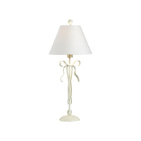 Chelsea House Bow Lamp - White