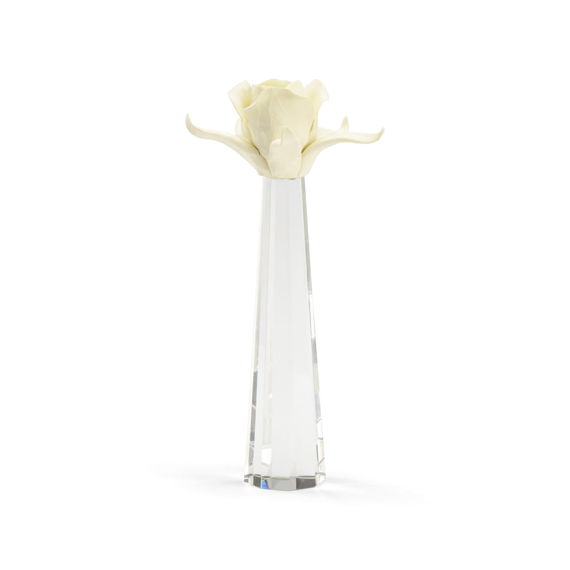 Chelsea House Large Rose On Stand - Cream